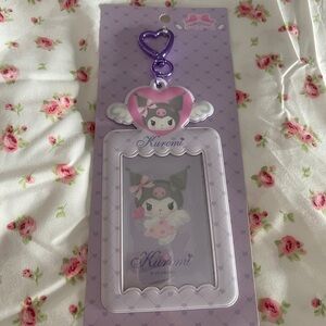 Sanrio Kuromi dreaming angels card holder Purple Keychain